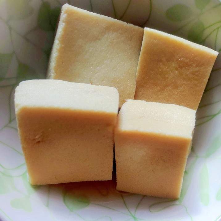 レンジで3分 高野豆腐の煮物